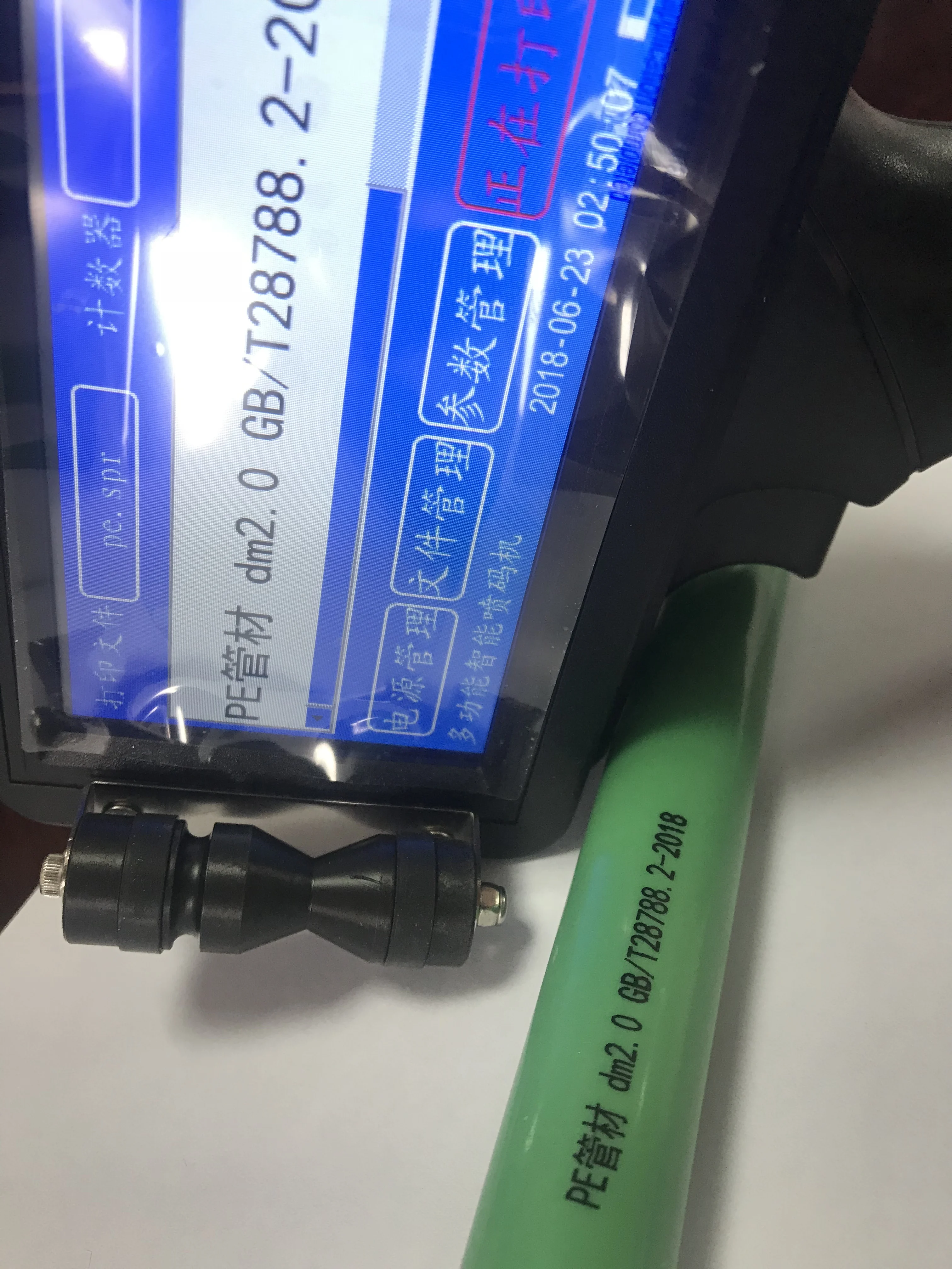 Plastic bottle bag metal cans date coder Meenjet Industrial Portable Inkjet Coding Printer Dot peen marking machine