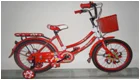 18'  angle Cute pink/blue/red/ with basket training wheel/kids bike wholesale