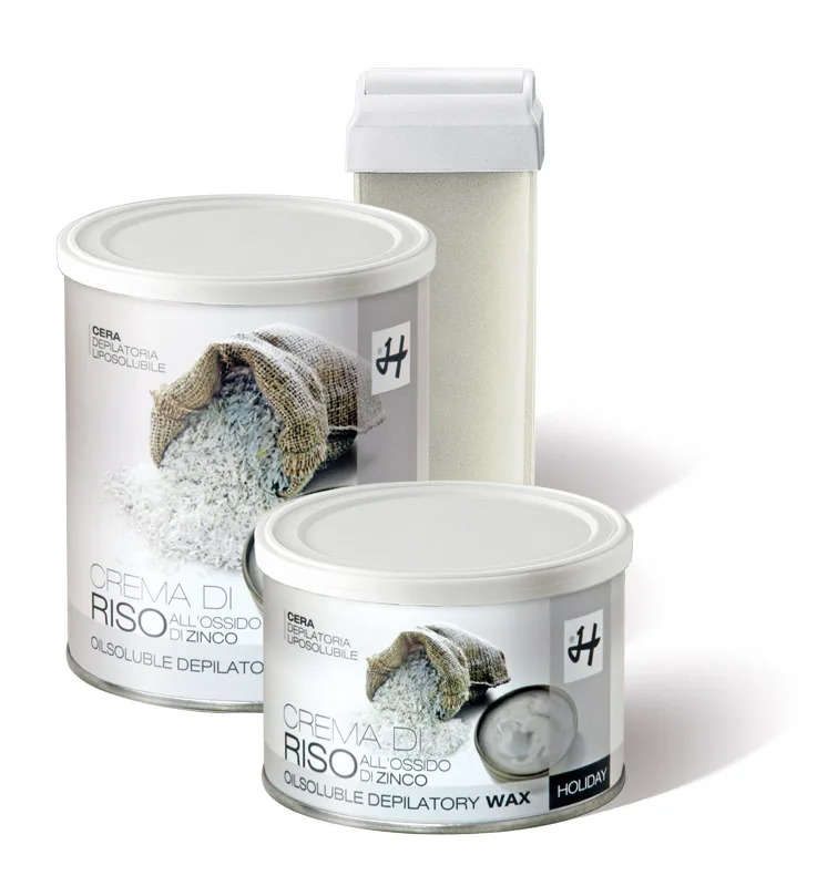 Профессиональный мягкий воск, Сделано в Италии, для всего тела, рисовый крем, картриджи для депиляции, воском, Рисового крема