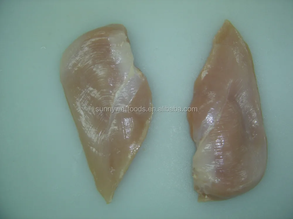 Frozen fresh Halal chicken meat boneless skinless