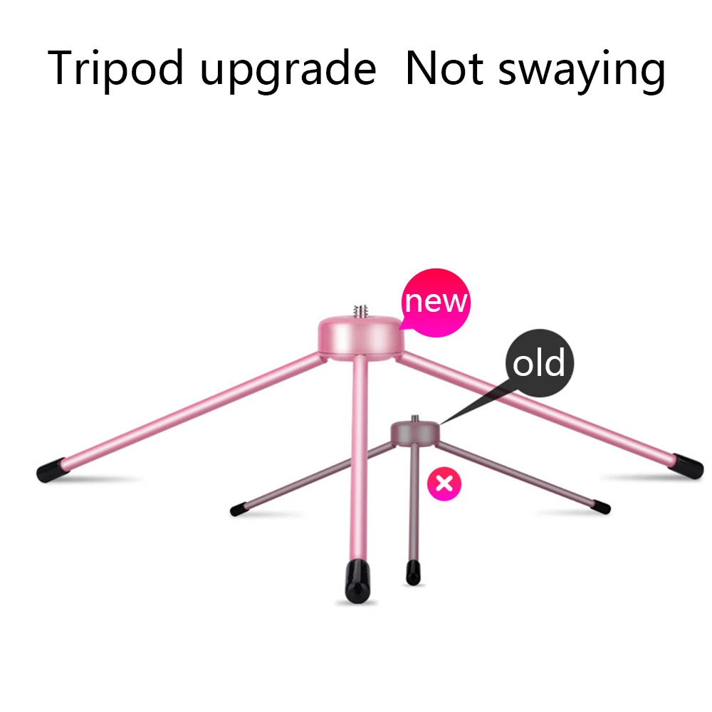 Portable Monopod  Selfie Stick 1.7M Tripod With Ring Light Selfie Beauty Portrait Fill Lighting For Phone X 8 7 6S plus