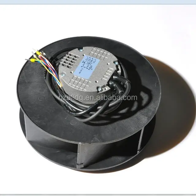 190 EC external rotor backward centrifugal fan plastic impeller manufacturer