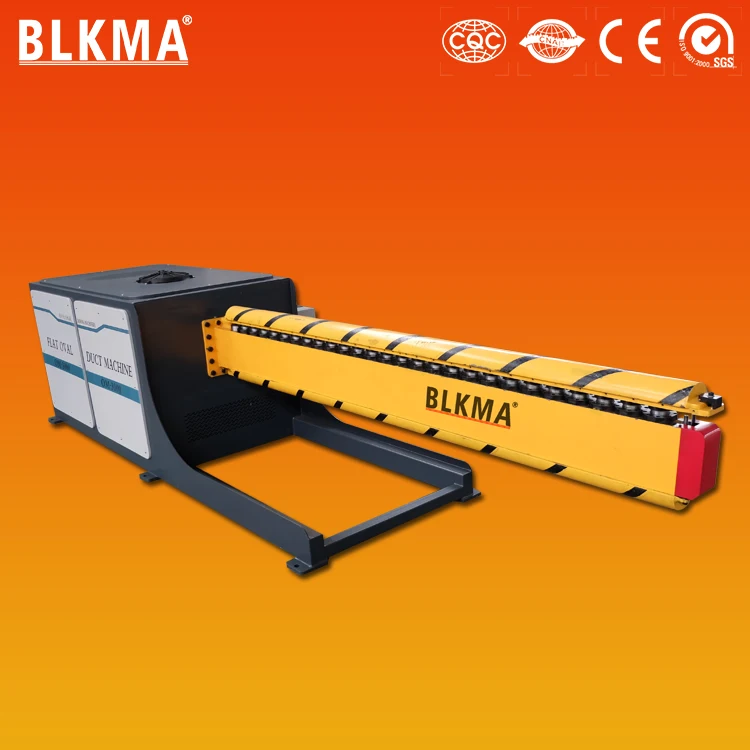 Плоская овальная машина для производства воздуховодов hvac, спиральная вентиляция от фабрики BLKMA