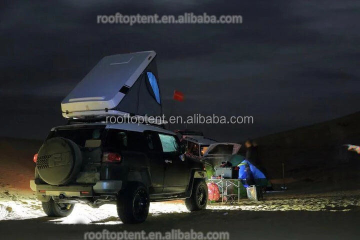 NEW Camping Outdoor Camper Hard Shell Car Roof Top Tent 4wd Rooftoptent