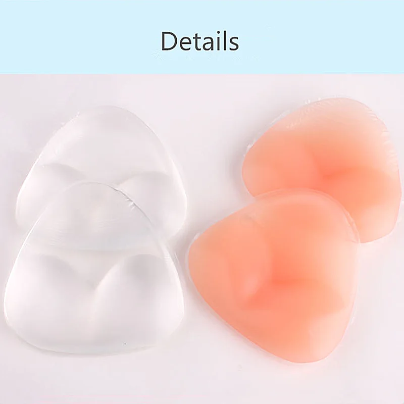 Hot selling silicone nipple bra inserts silicone push-up breast pad for women