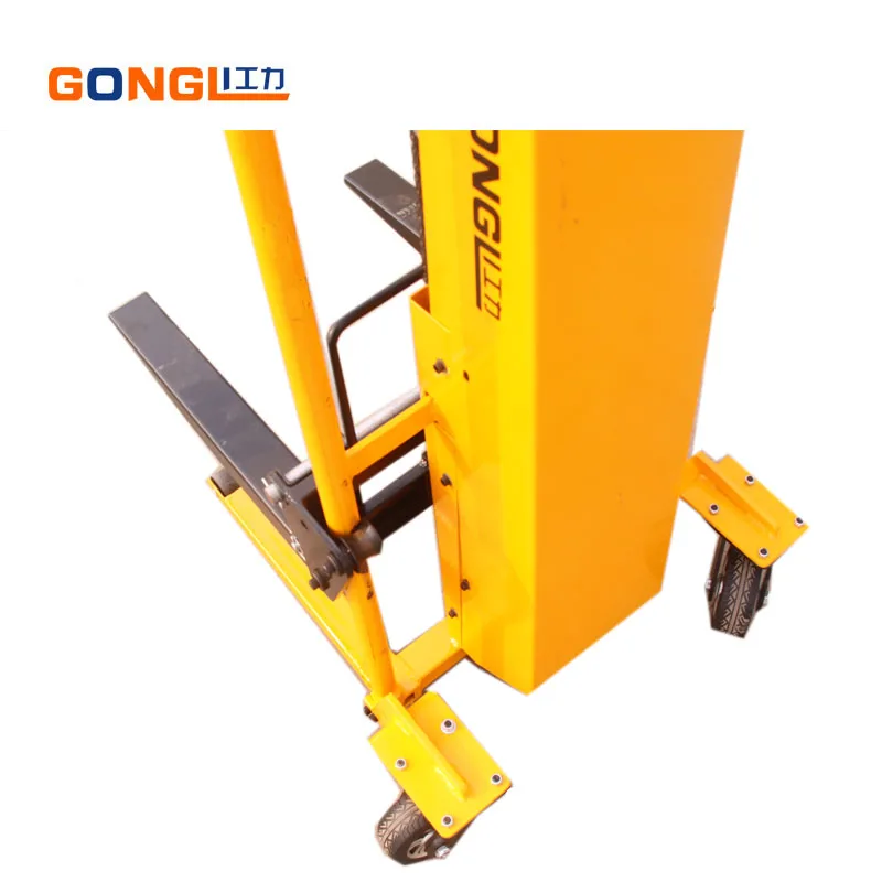 
GL-0052 Electric Light Fork Lift Truck Easy Handling Portable Light Weight Hand Pallet Stacke 