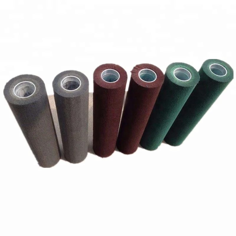 Non woven Polishing wheel nylon abrasive polishing roller brush