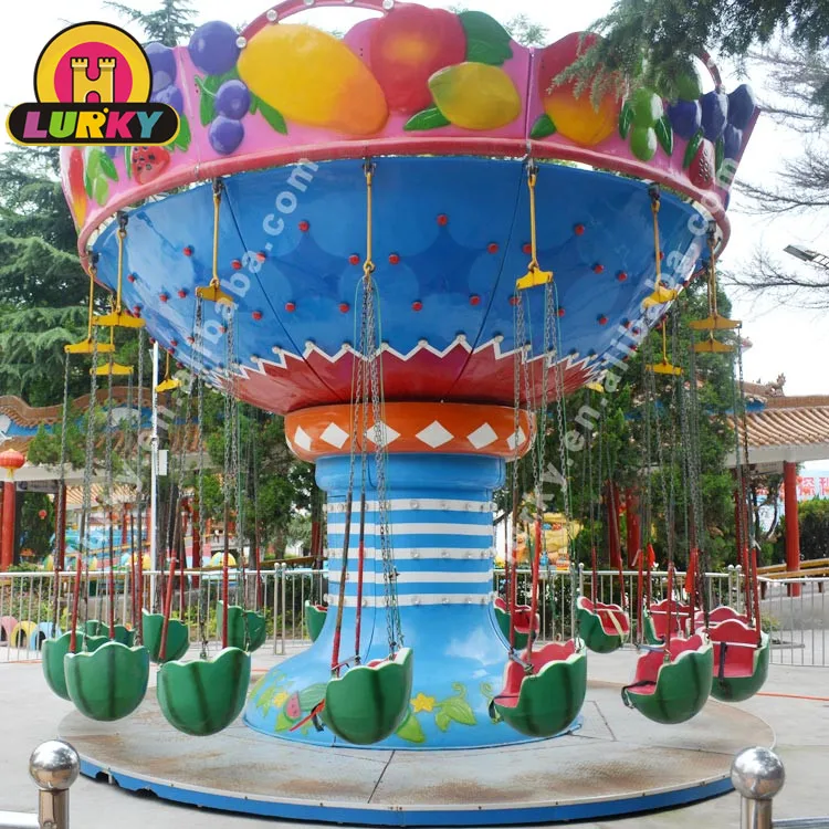Swing Chair Rides Hot Sale Amusement Park Rides Watermelon Flying Chair Rides