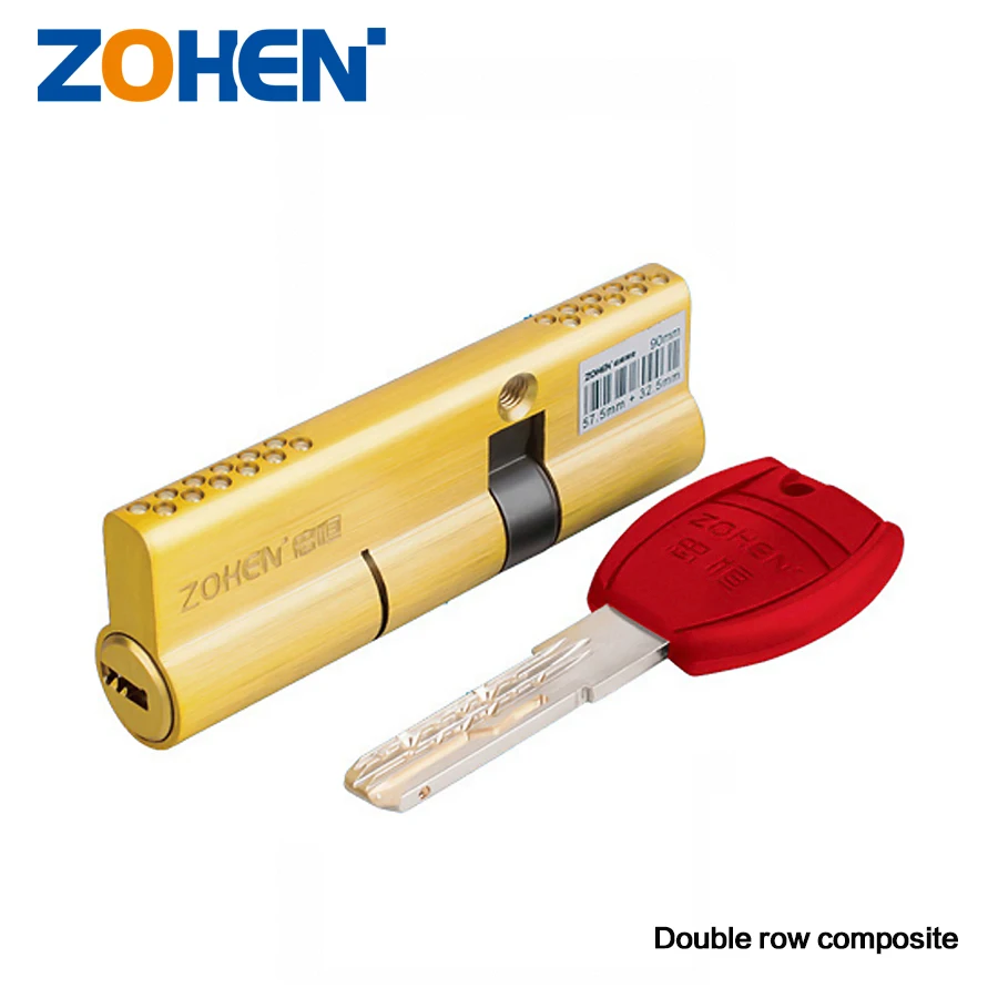 Zhong Heng Security Locks Core Super Class B Double Row Composite Bedroom Door Lock