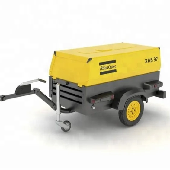  Портативный винтовой воздушный компрессор Atlas Copco XAS37 XAS47 XAHS37 XAS57 XAS67 XATS67 XAS97 XAH107