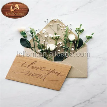 Карточка с надписью «I Love You Mom», деревянная резная карточка в подарок на день матери, подарок на день матери