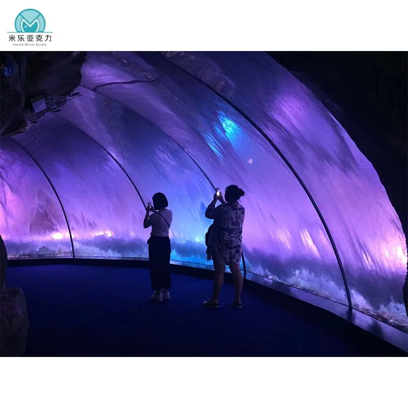 Bestselling high quality large transparent thick acrylic fish tank aquarium tunnel