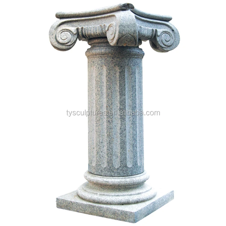 Hot sale traditional decorative Jiangxi green marble natural stone columns for