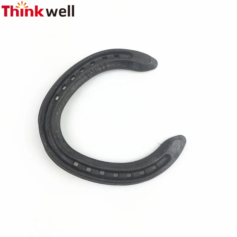 black,silver Color and fored steel material Iron horseshoe