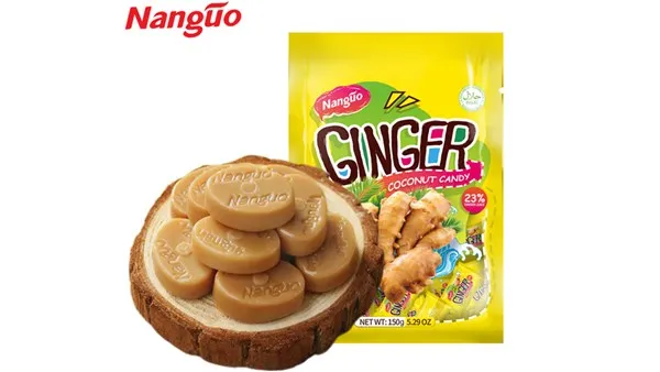  150g Ginger coconut hard candy halal