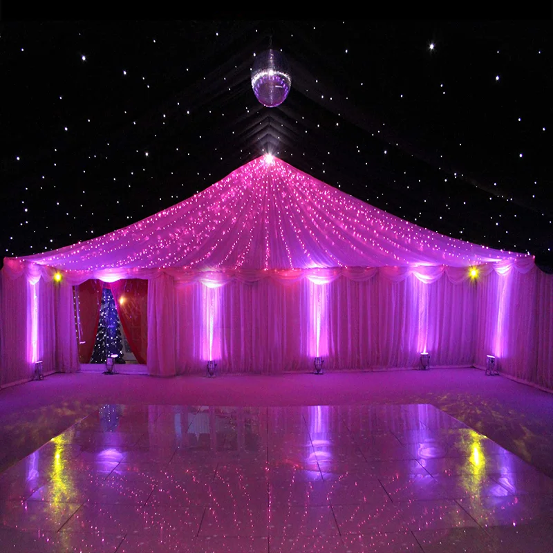 Wedding Ceiling LED Light String Ceiling Net Fairy Lights for Party Canopy Indoor Decoration