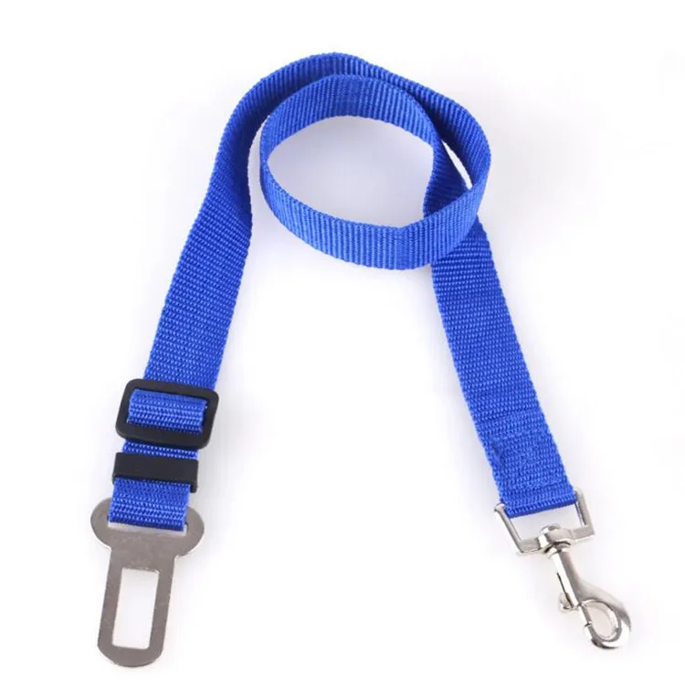 Dog Safety Vehicle Car Seatbelt  Adjustable Multi-colors Nylon Pet Dog Seat Belt Leash