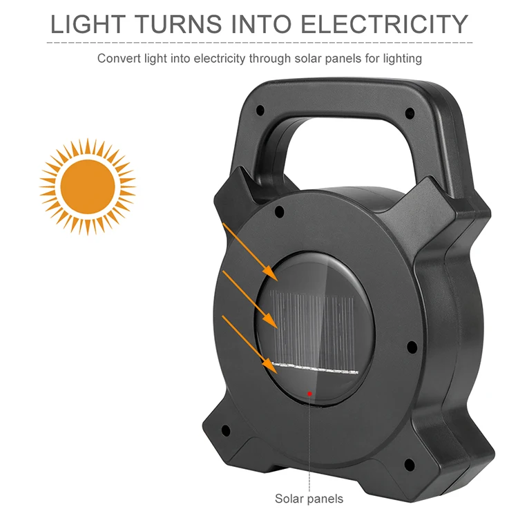 Handheld Portable solar rechargeable led lantern camping lamp LED camping light with USB Mobile Power Bank for emergency using