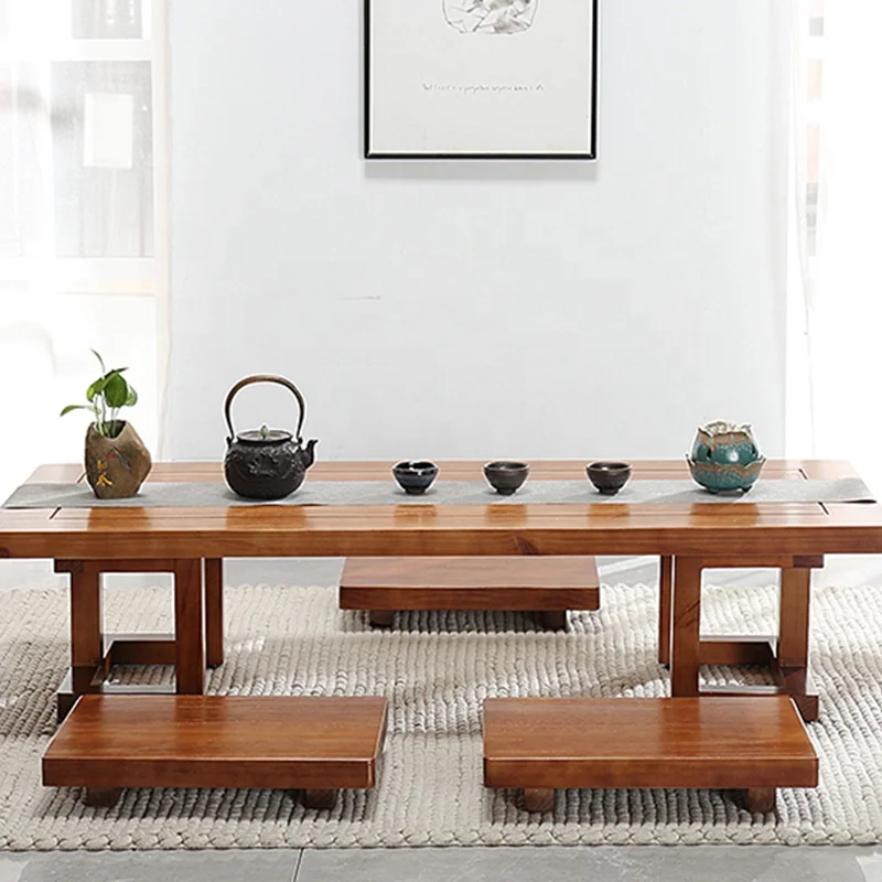 
Restaurant Table Dining Table Japan Style Tatami Sushi Shop Furniture Solid Wood Furniture Fast delivery Welcome Inquiry 