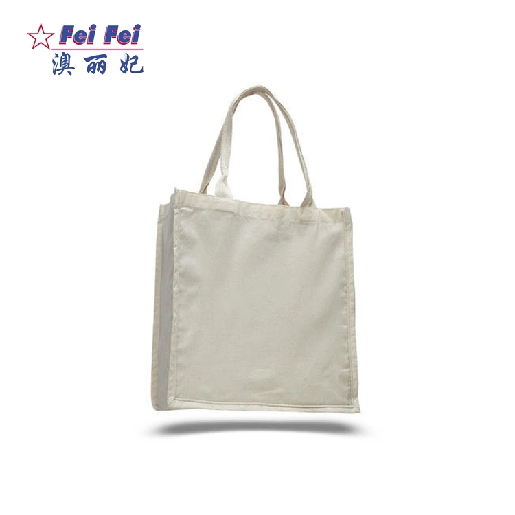 eco canvas fabric zipper shopping souvenir tote bag logo canvas bag cotton canvas tote