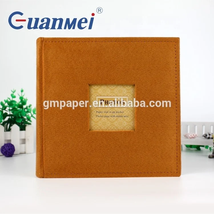 Fanny 4x6 photo album Book bound paper slip in colorful photo albums for 200 photos wholesale fabric cover 4r scrapbook albums