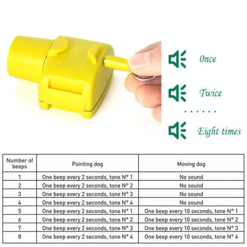 2019 New Model Hunting Dog Beeper Training Collars 8 built-in Beeper Sound Waterproof Collar