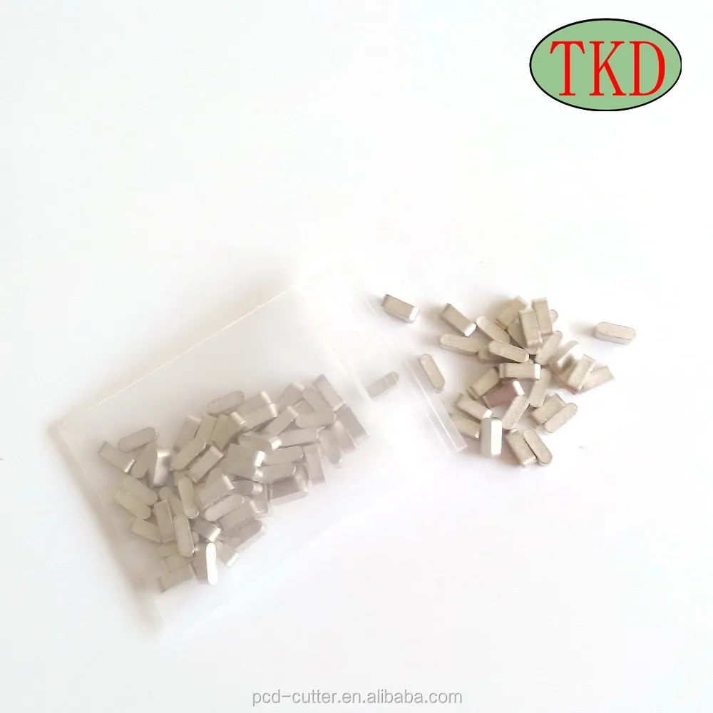 Nickel coating Polycrystalline Thermal Stable Diamond TSP drill inserter