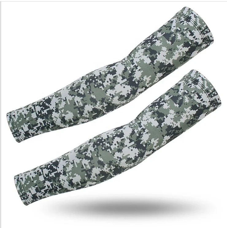 
Camo color Sun Protective UV cover fishing Arm Sleeve for sport outdoor 