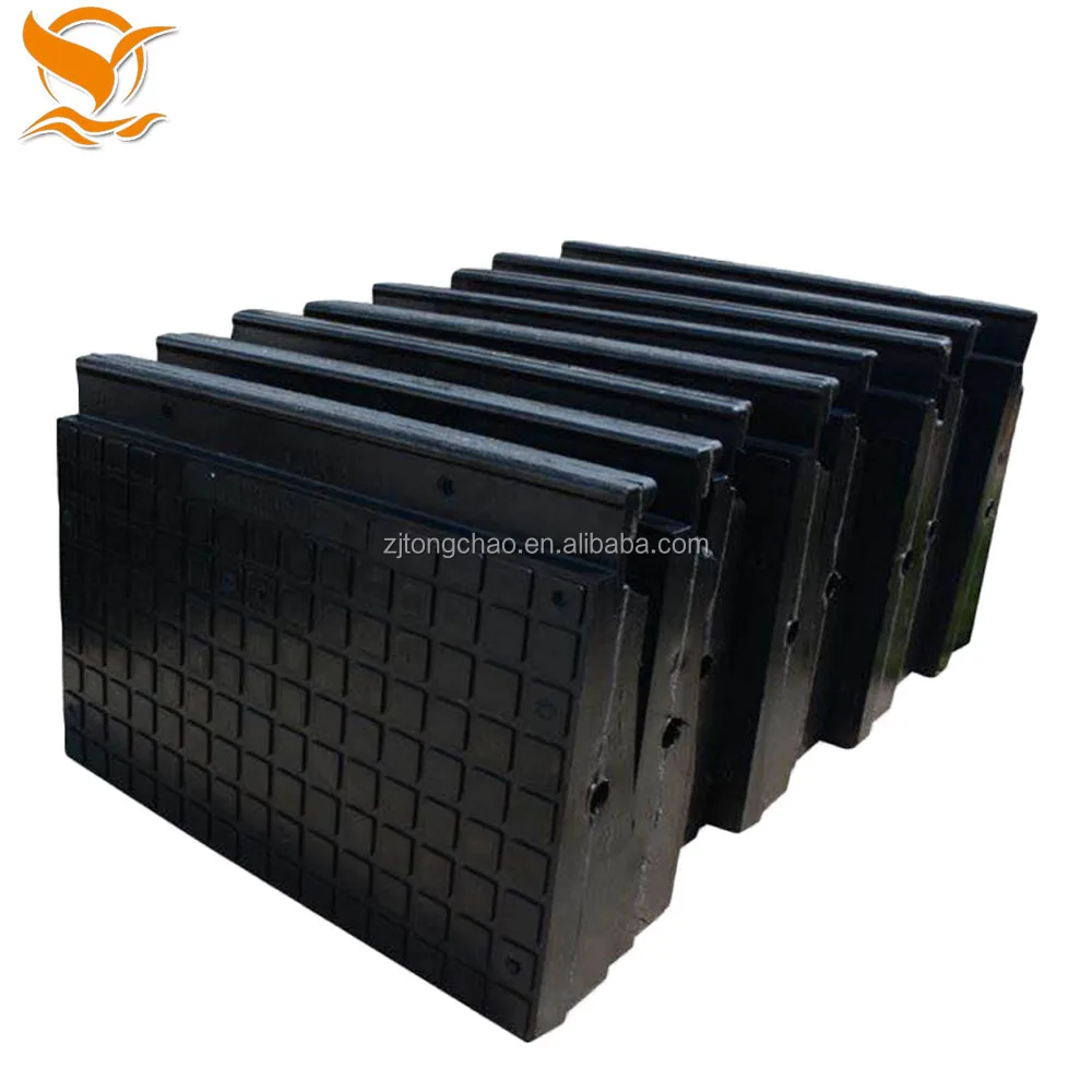 2018 anti vibration track sleeper grooved rubber pads