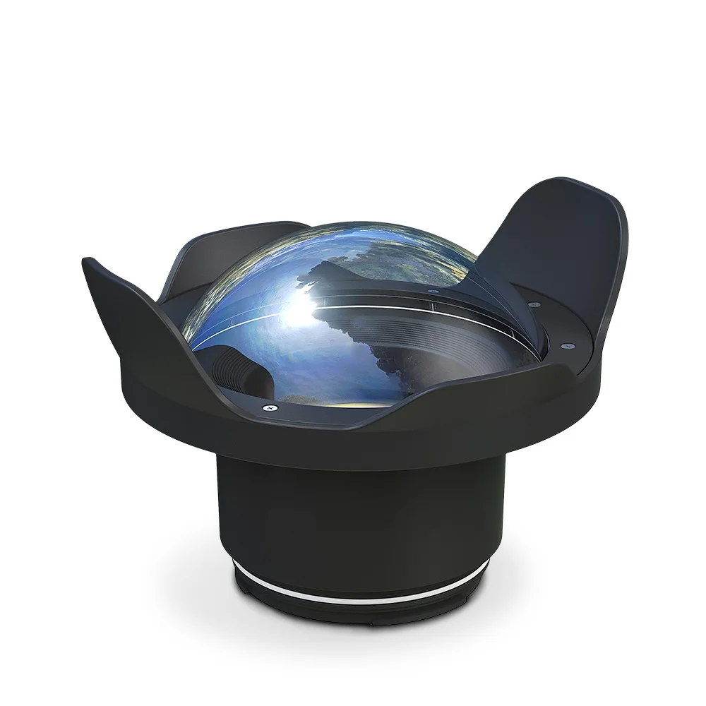 Seafrogs WA005-F Diameter 90mm*78mm Length Underwater 40M/130FT Camera Fisheye Wide Angle Dome Port For Camera