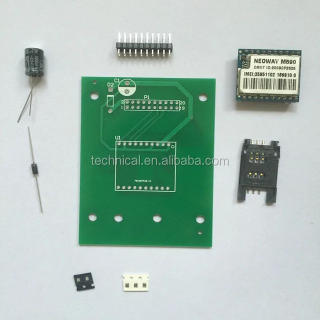 GSM SMS GPRS Communication SIM900 Expansion Module Positioning Hole DIY