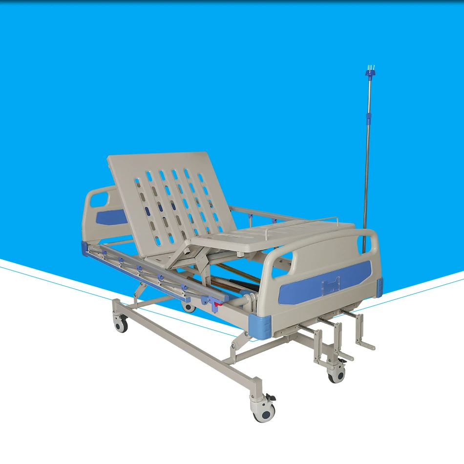 
SFD-B3101A Hospital Furniture 3 Cranks Medical Bed on Casters 