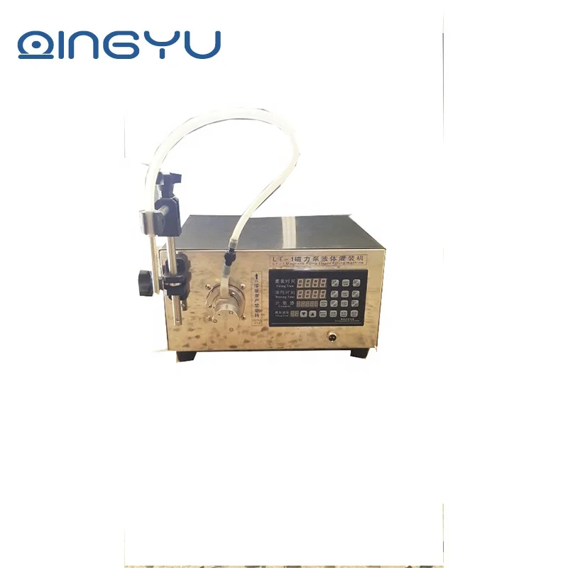 The magnetic pump  filling machine  Fill the liquid