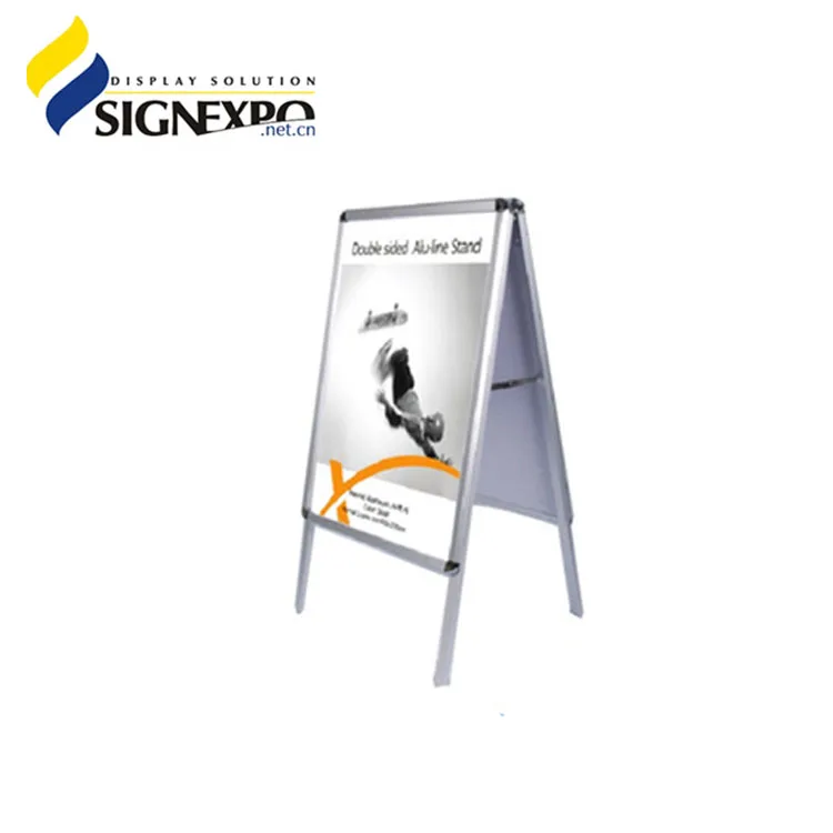 , Маленького размера, круглой формы с диаметром 32 мм, уличный аллюминиевый из водонепроницаемого материала на водной основе Штендера на открытом воздухе доски плакат стенд LT-10G