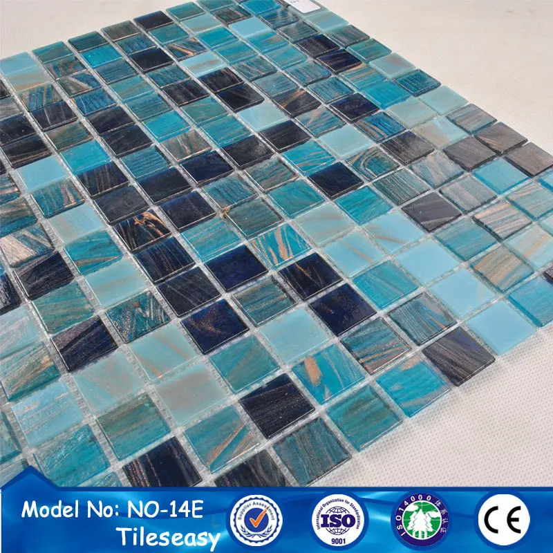 2019 swimming pool green blue glass mosaic tile mosaics