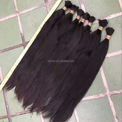 100% loose 1 kilo virgin human hair bulk extension wholesale suppliers