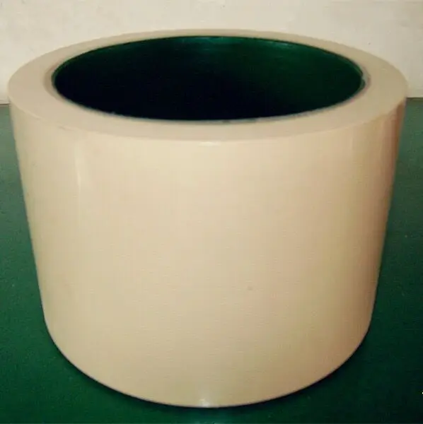 6 inch white SBR iron drum rice mill rubber roller