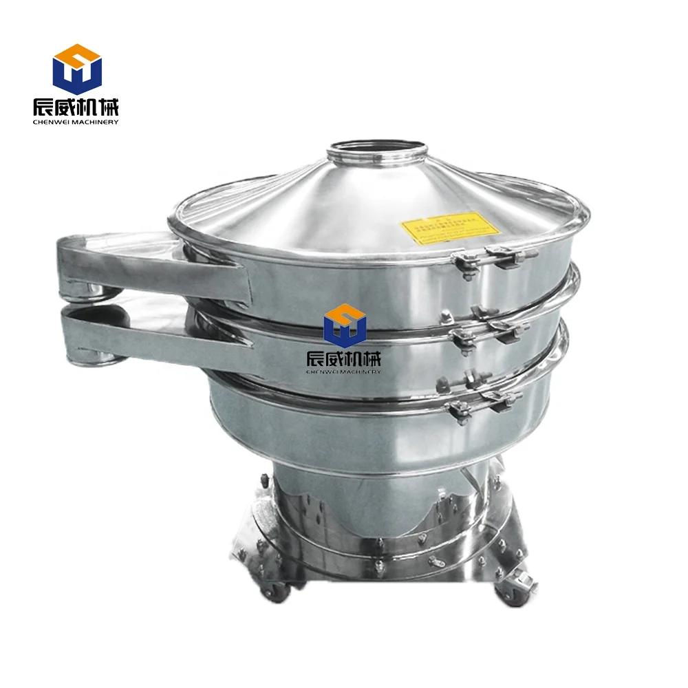 Low Noise and High Quality 10-15 Tons Per Hour Sand/salt/sugar Vibratory Screener Sifter Sieve Machine