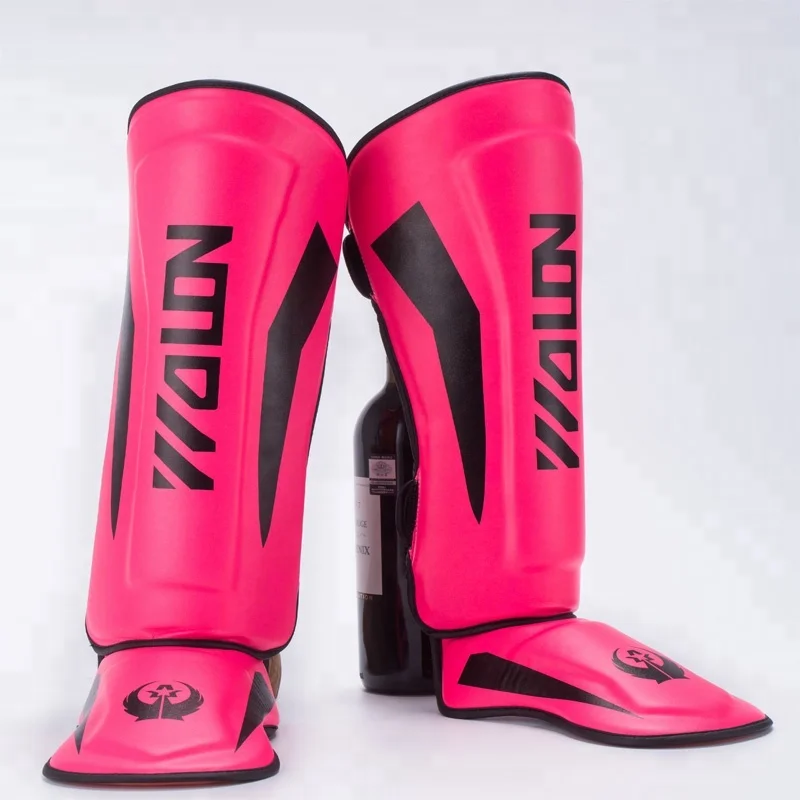 2022 Новый Пользовательский логотип ПУ Muay Thai shinguards специальный голень и подъем ног защита
