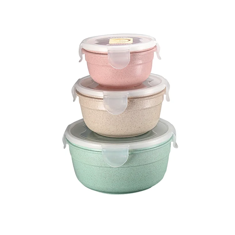 
3 шт., пластиковые миски для пшеницы, 300/550/1000 мл 