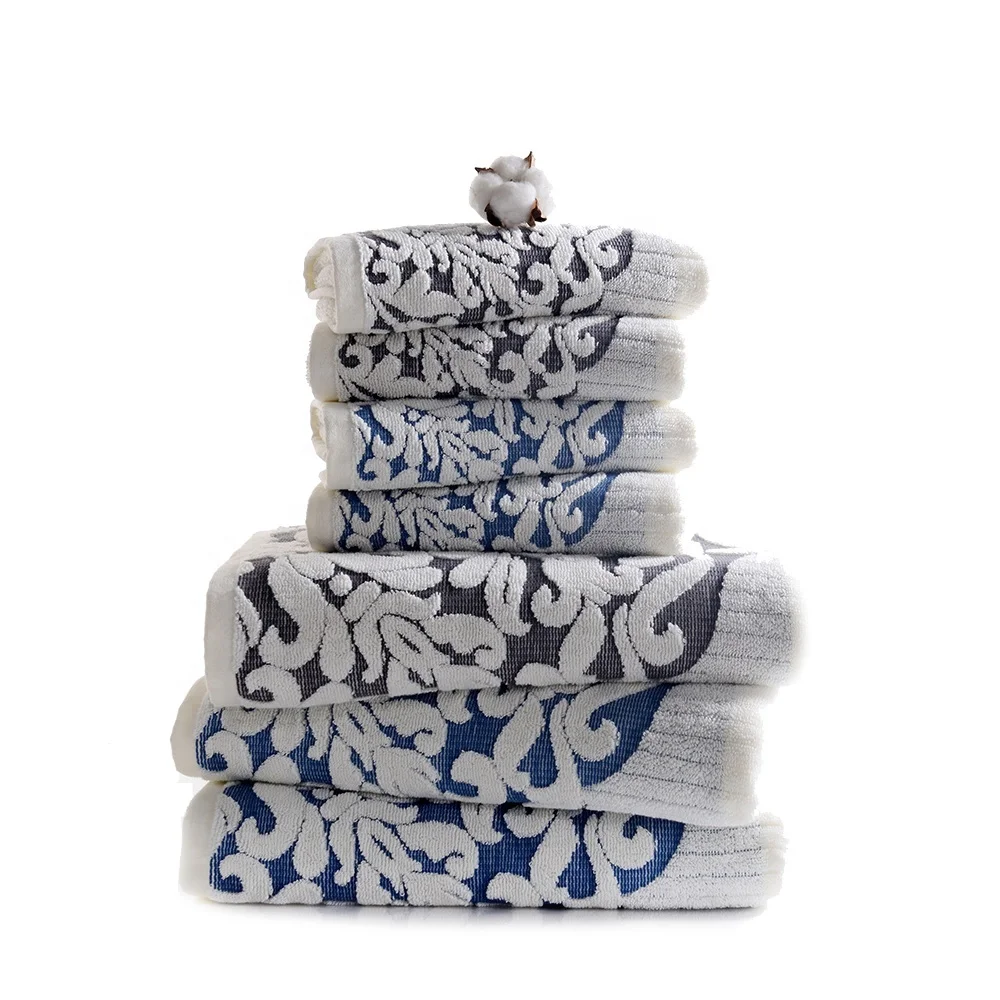 wholesale custom big 100% turkish  cotton jacquard swim shammy bath towel spandex set