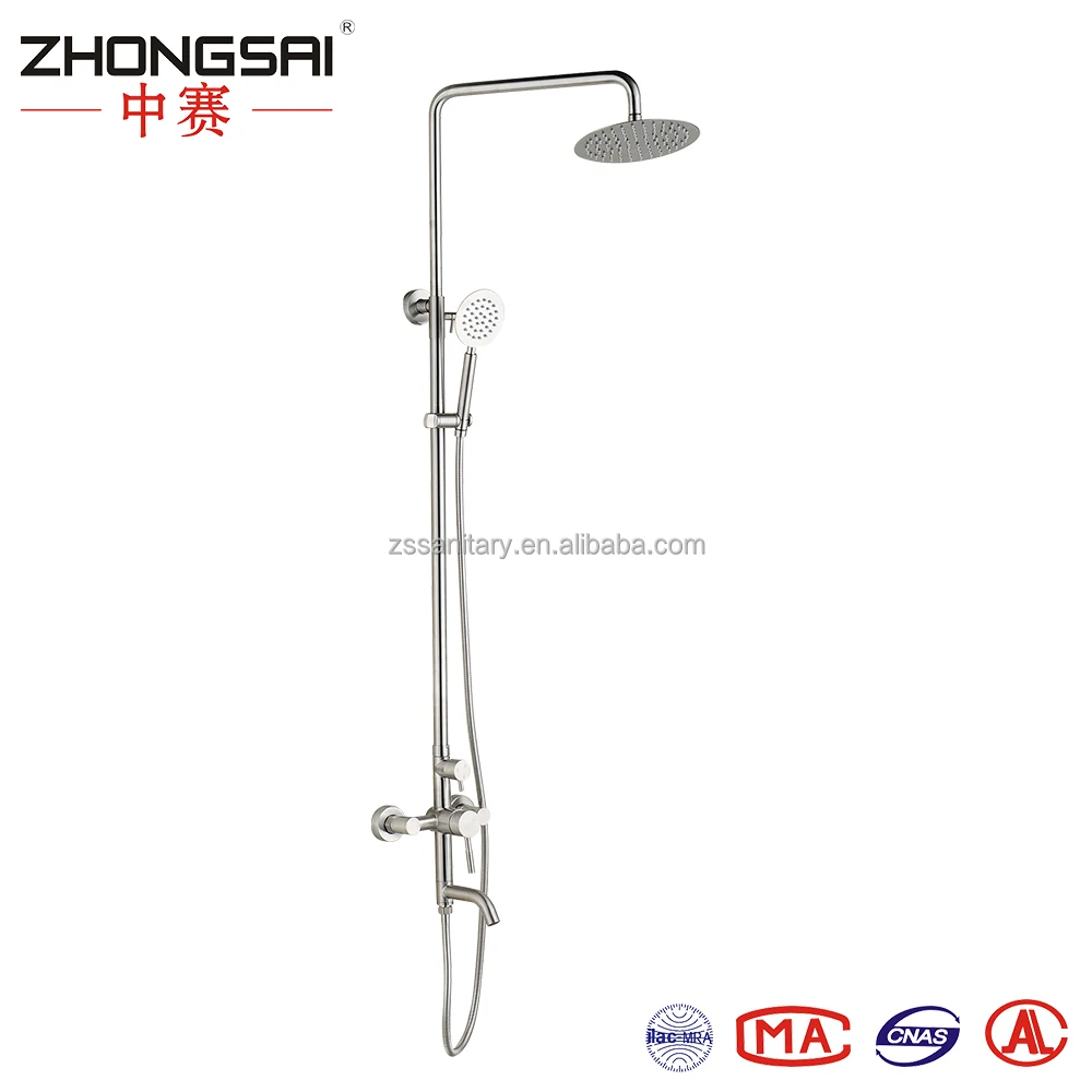 304 нержавеющая сталь ванная комната душевой смеситель с душем