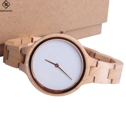 hot selling new quality custom brand logo wood wrist watch minimalist wooden watch oem