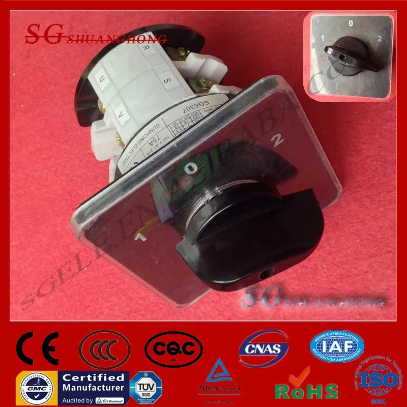 Italy Changeover Switch transfer switch manual rotary switch