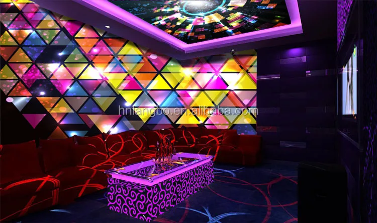 wallpaper dealers KTV karaoke bar entertainment mural decoration wallpaper