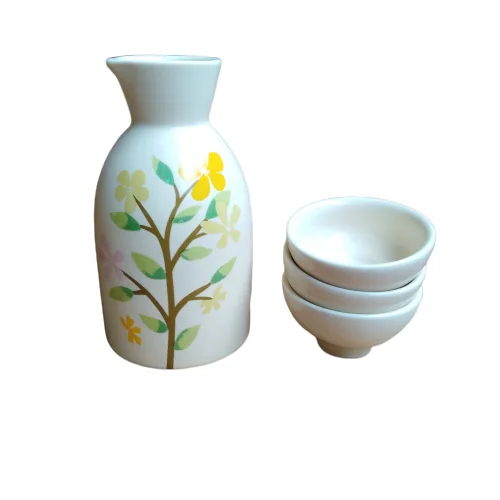 
Factory Directly ceramic Sake Set Japanese Style Ceramic Wine Cup Set 