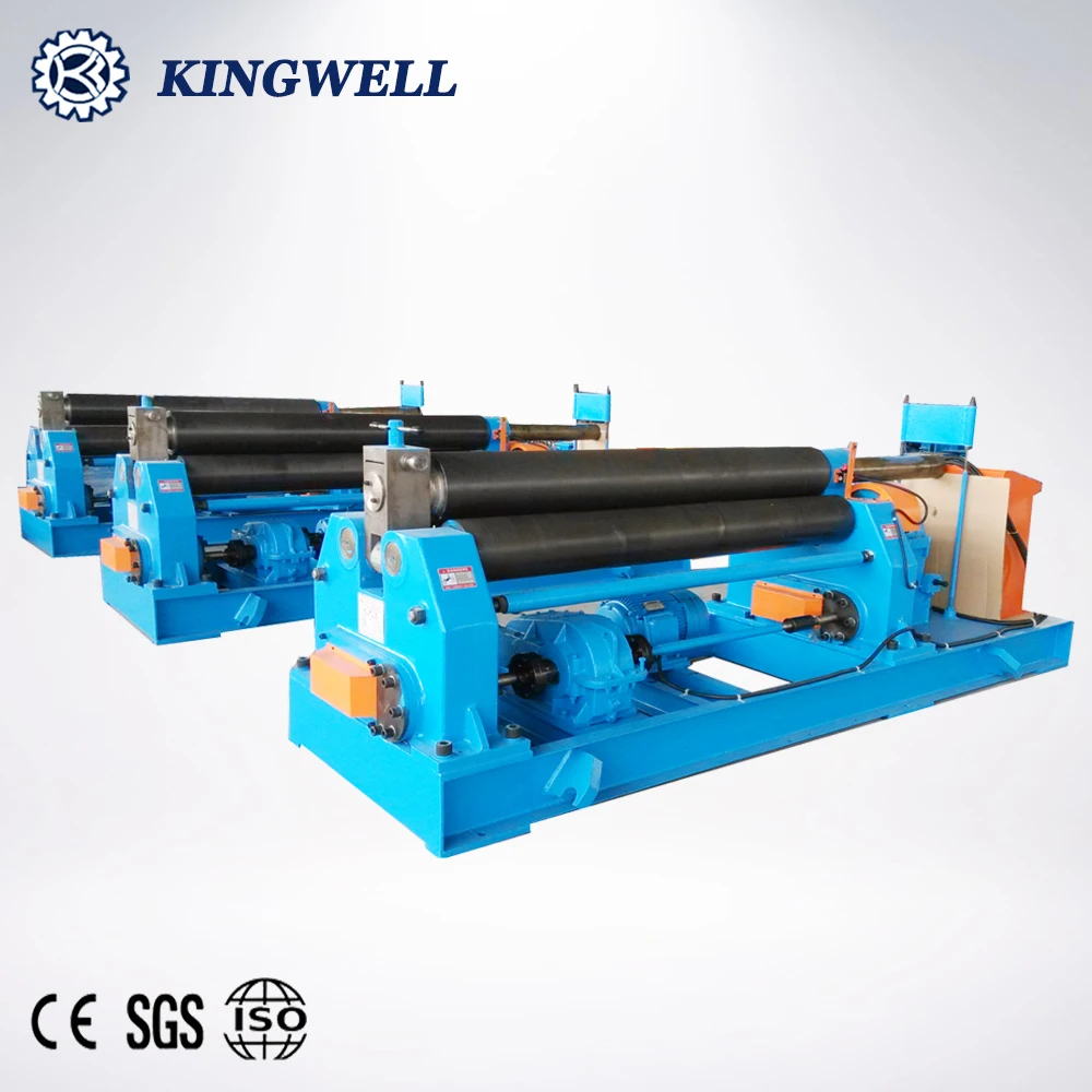 W11-30x2500  Mechanical Three Roller Symmetrical Plate Rolling Machine