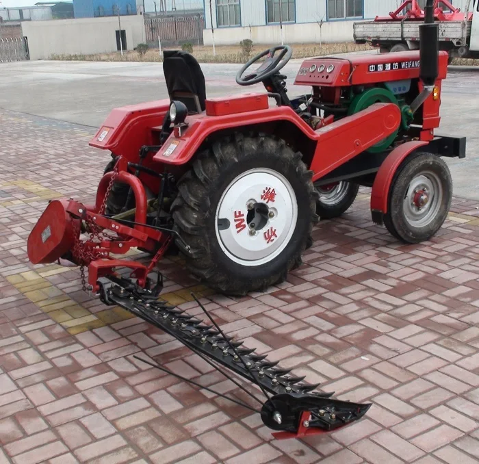 Agricultural tractor mini lawn hay rotary disc mower grass mower