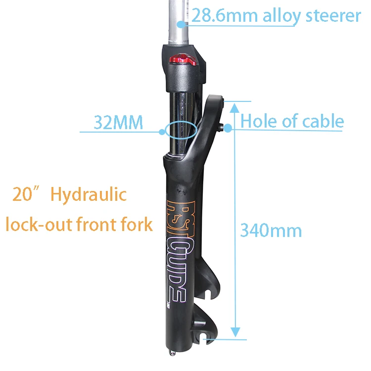 suspension suit for fat bike for 20 bicycle suspension front fork 26x40