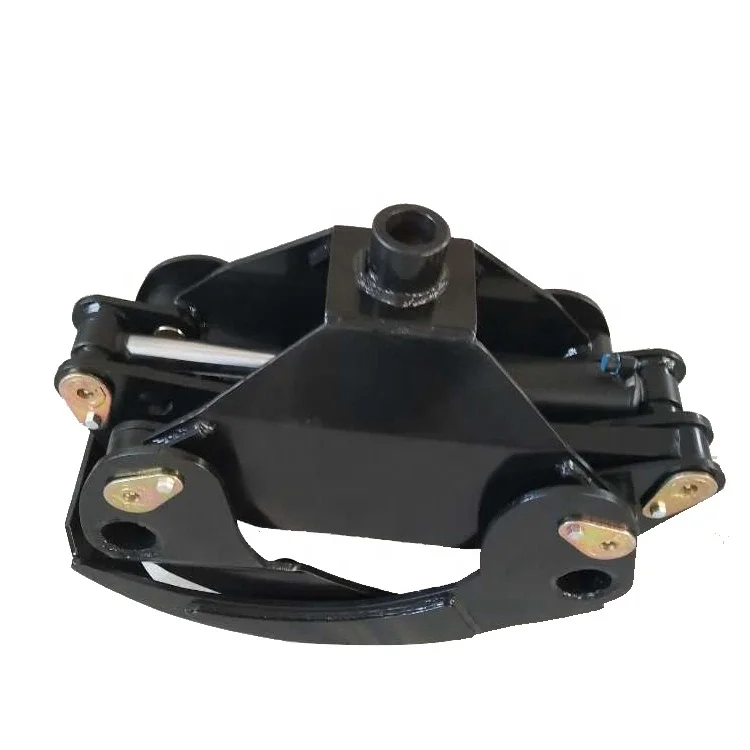 Hydraulic clamp gripper grabber wood skidding grapple catcher with log crane for logging equipment